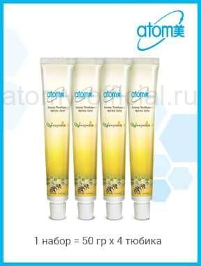 Атоми зубная паста набор из 4 шт