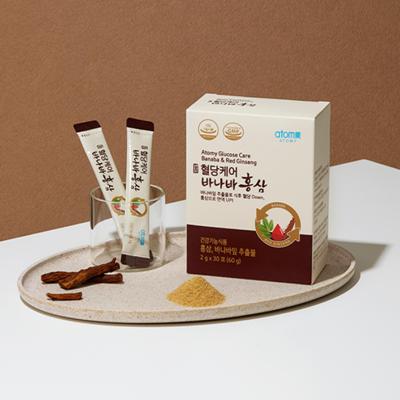 Атоми для снижения уровня сахара в крови Банаба и Красный женьшень