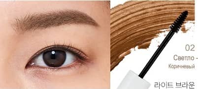 Атоми Аделика Тушь для бровей Светло-коричневая