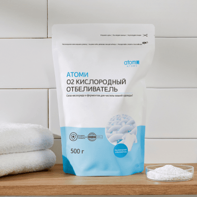 Атоми Кислородный отбеливатель О2 (500г)