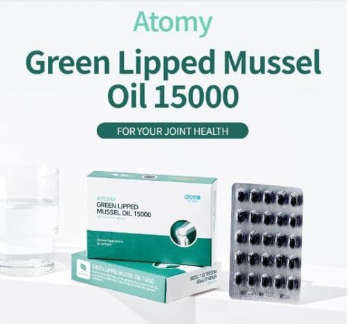 Атоми масло зеленых мидий из Новой Зеландии