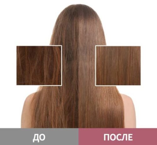 Действие Атоми термозащиты для волос